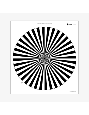 P.A.T. - BACKLITE MICRO Focus Sharpness chart 5°