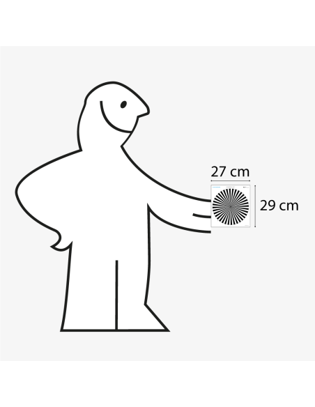 BACKLITE MICRO Focus Sharpness optical chart 5° - P.A.T.