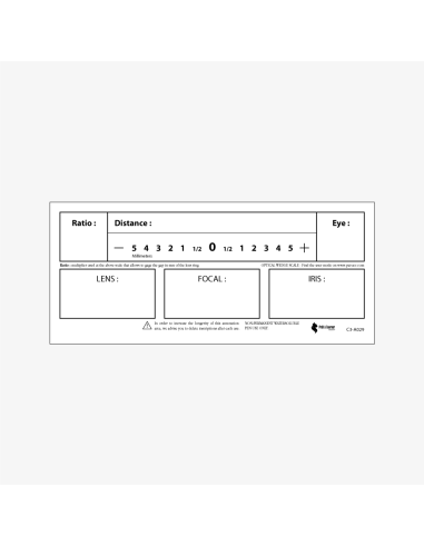 MAGNETIC Optical Calibration Scale - P.A.T.
