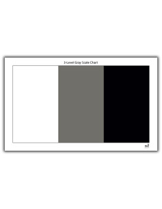 P.A.T.- 3-Level Gray Scale Chart