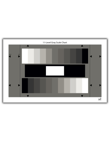 P.A.T.- 11-Level Gray Scale Chart