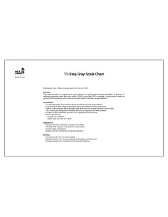 P.A.T.- 11-Level Gray Scale Chart 2