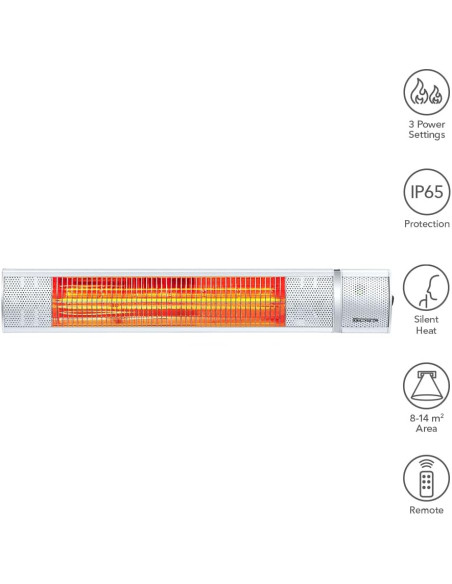 Radiant éléctrique sur pied - Location Régie - Régie