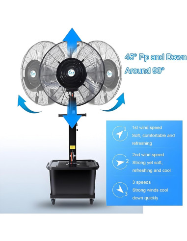 Breakline mist fan - Location Regie
