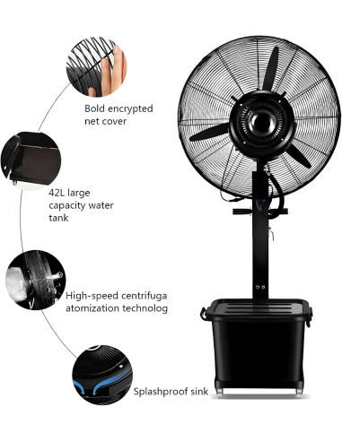 Breakline mist fan - Location Regie