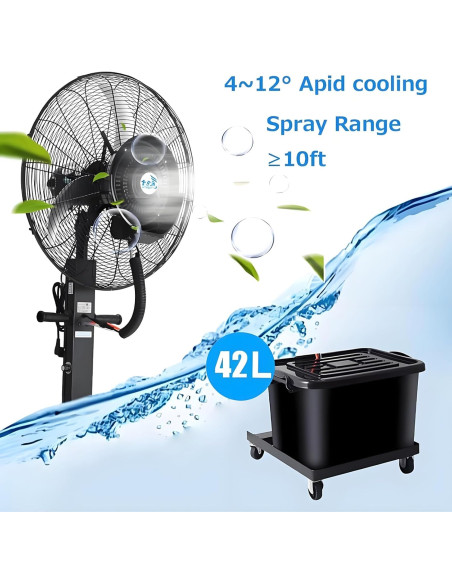 Breakline mist fan - Location Regie