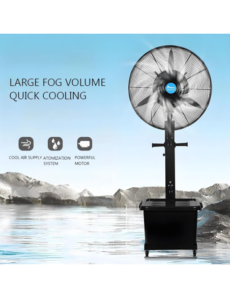 Breakline mist fan - Location Regie