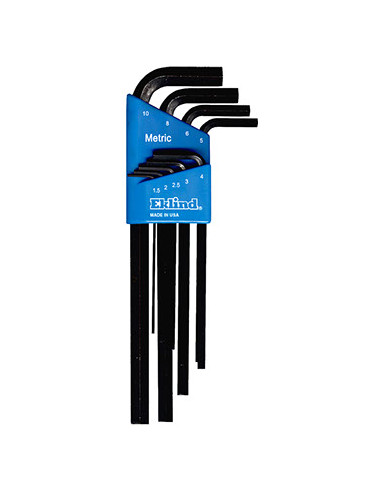 EKLIND 10609 Metric Long Hex Key Set – 9 pcs
