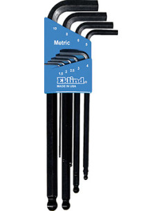EKLIND 13609 Metric Long Ball-End Hex Key Set – 9 pcs 2