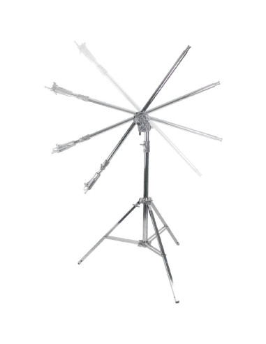 KUPO Junior Boom Stand – Chrome Steel 510 cm
