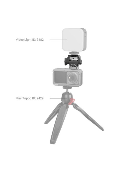 Support moniteur orientable Cold Shoe – réglable 360° et 180°