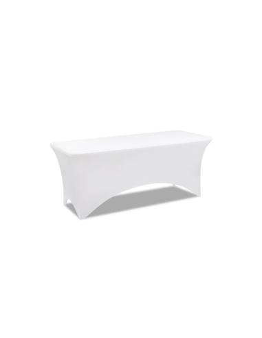 Nappe droite pour table 180 - blanche