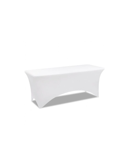 Nappe droite pour table 180 - blanche