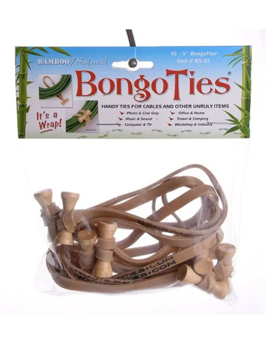Bongo Ties Natural – Pack of 10