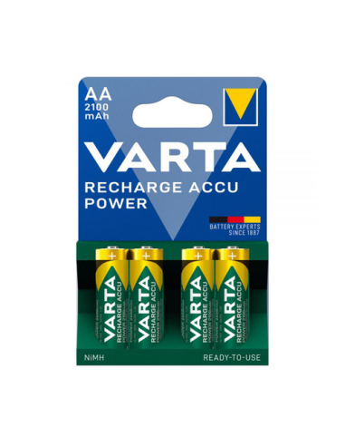 Piles Rechargeables AA VARTA 2100 mAh (x4)