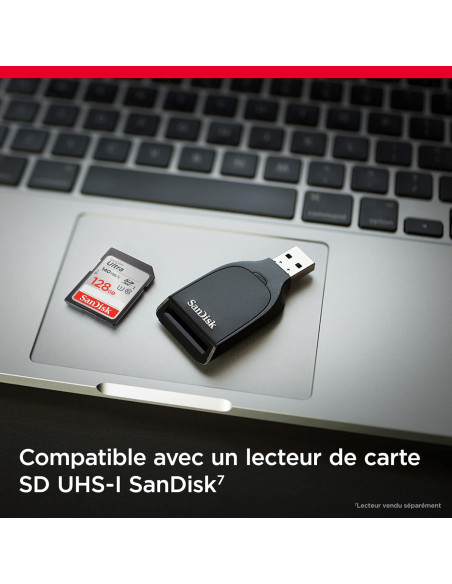 Carte SDXC Ultra 128 GB SanDisk
