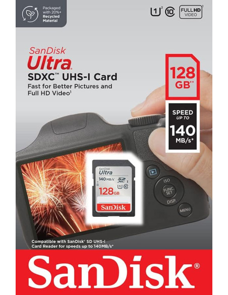 Carte SDXC Ultra 128 GB SanDisk