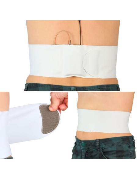 Ceinture URSA Grande Poche S Blanc