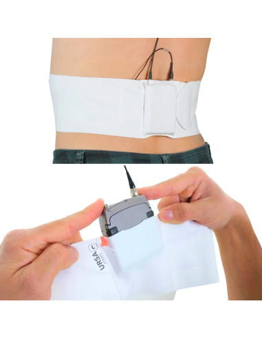 Ceinture URSA Grande Poche S Blanc