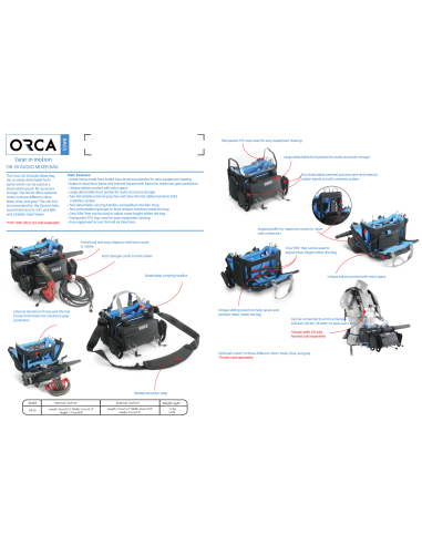 ORCA OR-30 Sacoche audio professionnelle