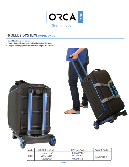 ORCA OR-70 Aluminum Trolley System