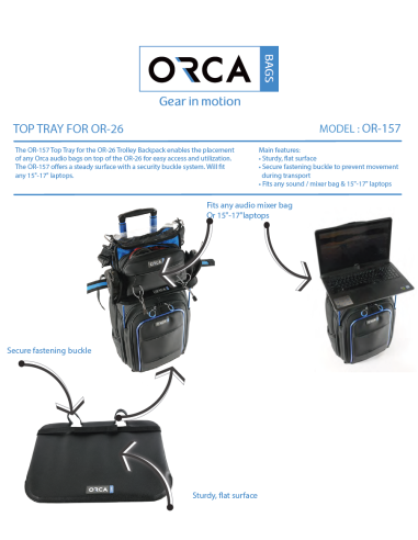 ORCA OR-157 Plateau supérieur OR-26