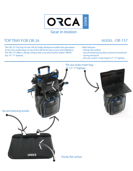 ORCA OR-157 Plateau supérieur OR-26