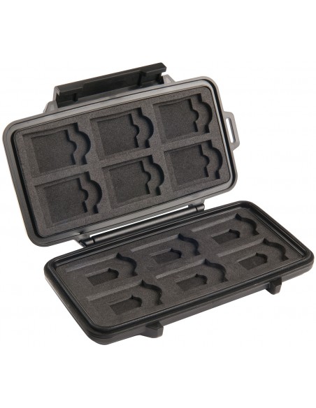 PELICASE POUR TRANSPORT 12 CARTE SD 12.2x5.7x1.4 cm
