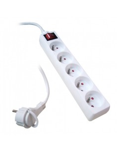 Multiprise - 5 PRISES - 1.50M - 10/16A 
