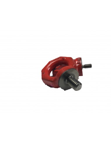 ANNEAU DE LEVAGE A VISSER - ROUGE - 1/4'' - FIXE - 100kg