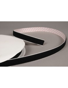 VELCRO NOIR ADHESIF FEMELLE 20mm - (LE METRE) 2