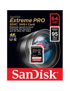 Carte mémoire SANDISK SD XC Extreme Pro UHS-II - 128Go