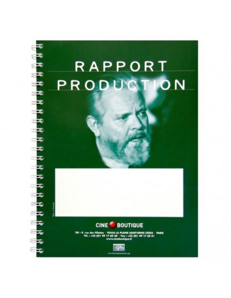 Rapport production 50 pages 2 feuillets blancs