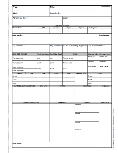 Rapport production 50 pages 2 feuillets blancs