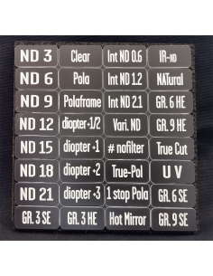 BARETTES (x5) D'IDENTIFICATION DE FILTRES CLASSIC SOFT