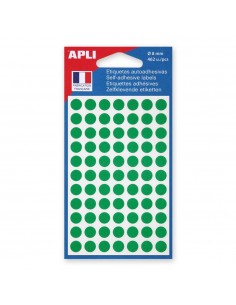 GOMMETTES 8MM VERTE 5 PLANCHES - AGIPA