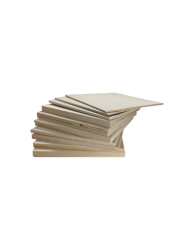 CALES PLATES - PACK DE 11 - 15cm x 15cm (3mm x2 - 4mm x2 - 6mm x2 - 8mm x2 - 10mm x2 - 12mm x1)