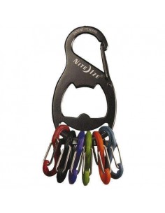 MOUSQUETON S-BINER 6 COULEUR  KEY RACK 