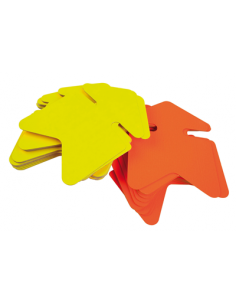 FLECHE FLUO 16X24 CM (PQT 25)