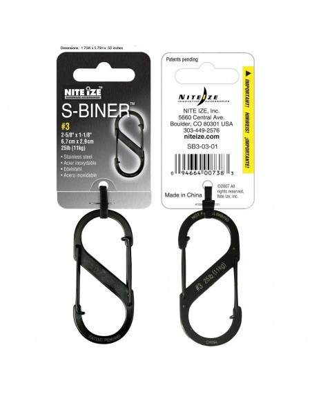 HOOK S-BINER SIZE 3