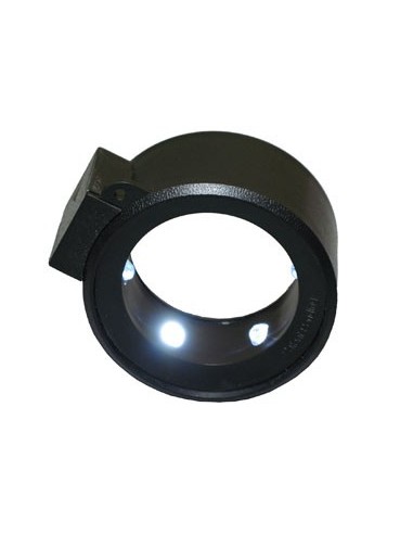 visible dust loupe à led