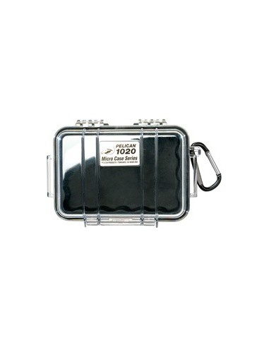 Microcase Pelicase 1020 Fond noir / Transparent