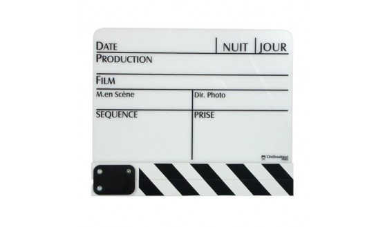 White Clapperboard
