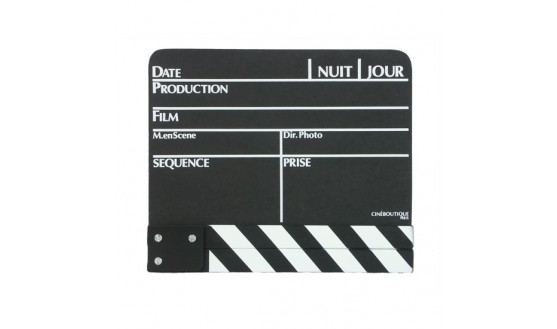 Clap cinéma noir